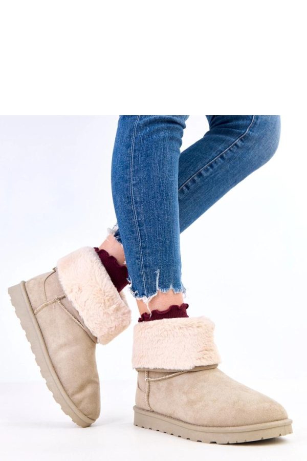 Green Snow Boots.Fabric, Footbed and Platform Height