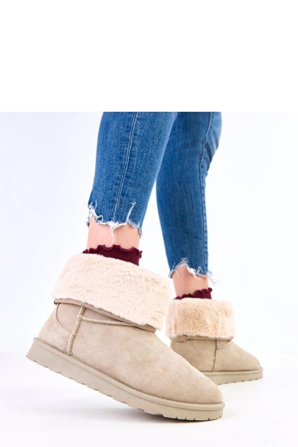 Green Snow Boots.Fabric, Footbed and Platform Height