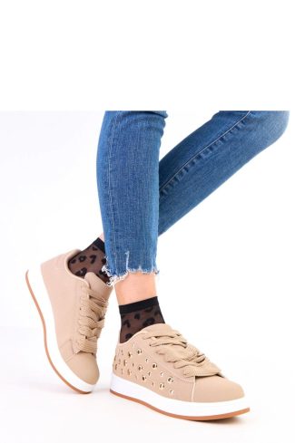 Brown Sport Shoes...Fabric, Footbed and Platform Height