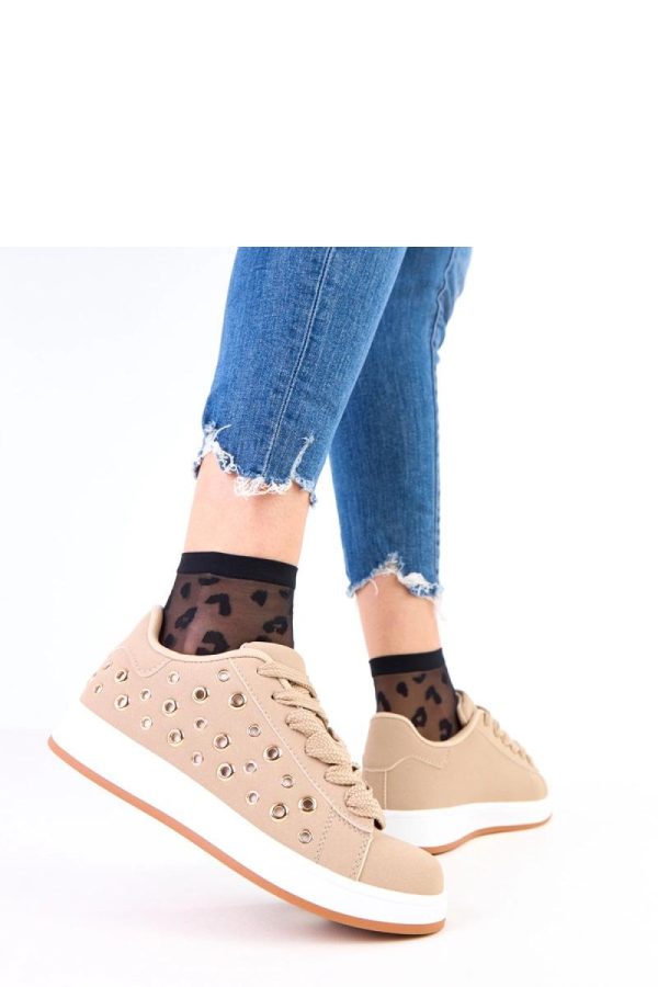 Brown Sport Shoes...Fabric, Footbed and Platform Height