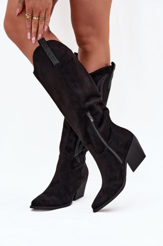 1094776 black Heel boots model 218491 Step in style