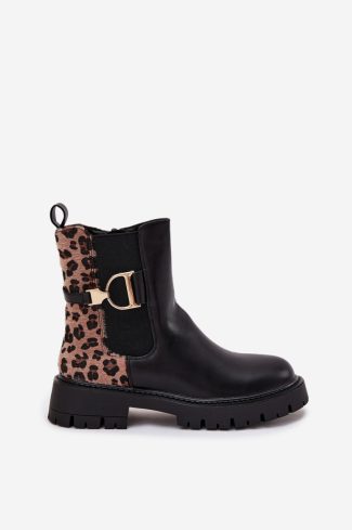 Black Jodhpur Boot in Women`s Ankle Boots & Booties with Fabric, Warmers, Footbed, Upper Height, Heel Height and Platform Height