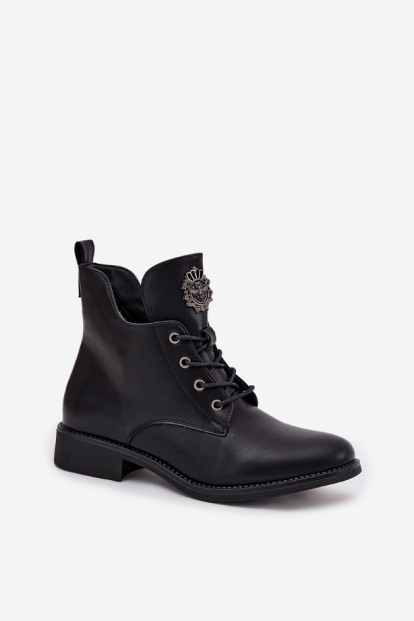 Black Boots in Women`s Ankle Boots & Booties with Fabric, Warmers, Footbed, Upper Height and Heel Height