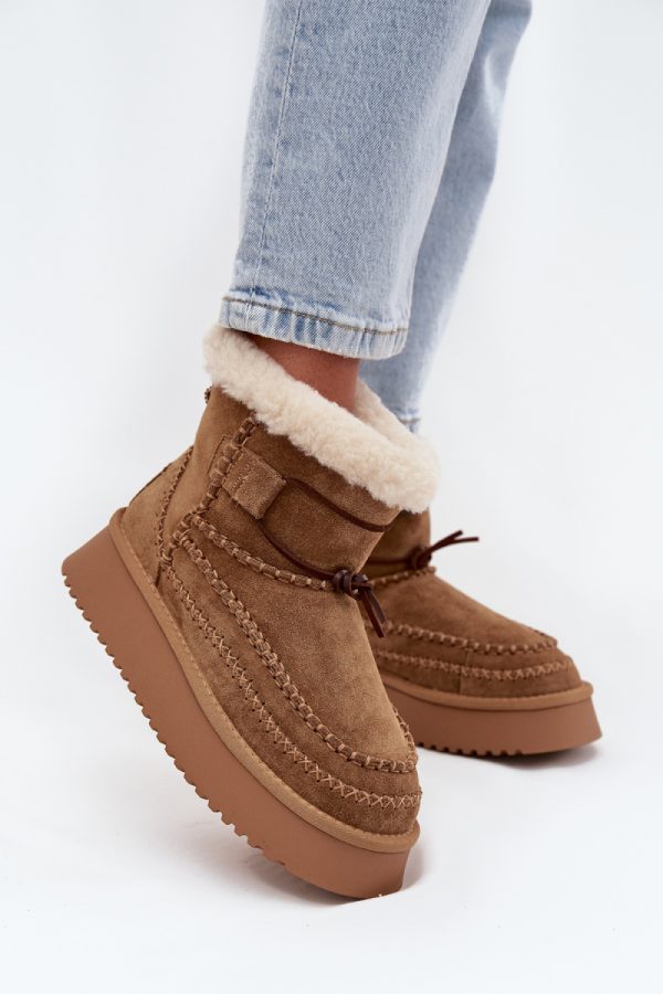 brown Snow boots model 218523 Step in style