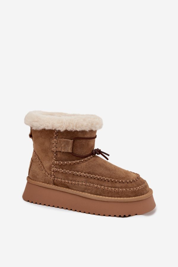 brown Snow boots model 218523 Step in style