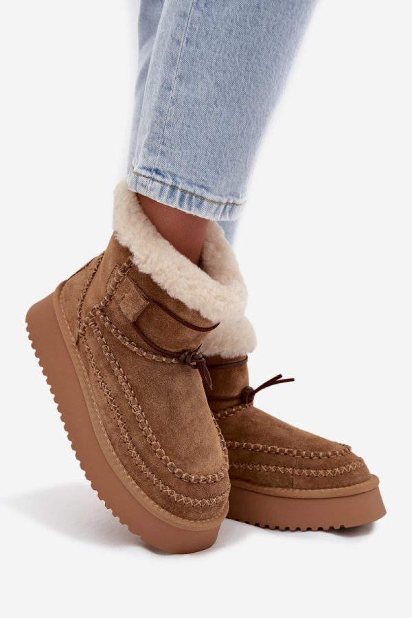 brown Snow boots model 218523 Step in style