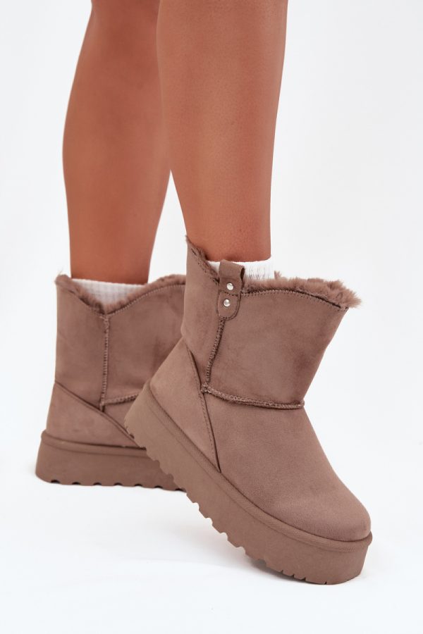 beige Snow boots model 218526 Step in style