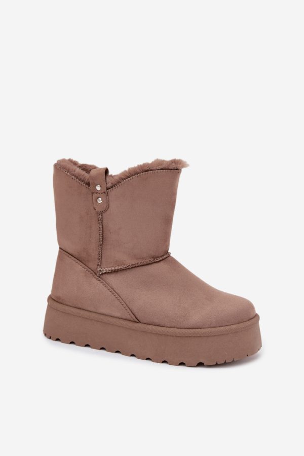 beige Snow boots model 218526 Step in style