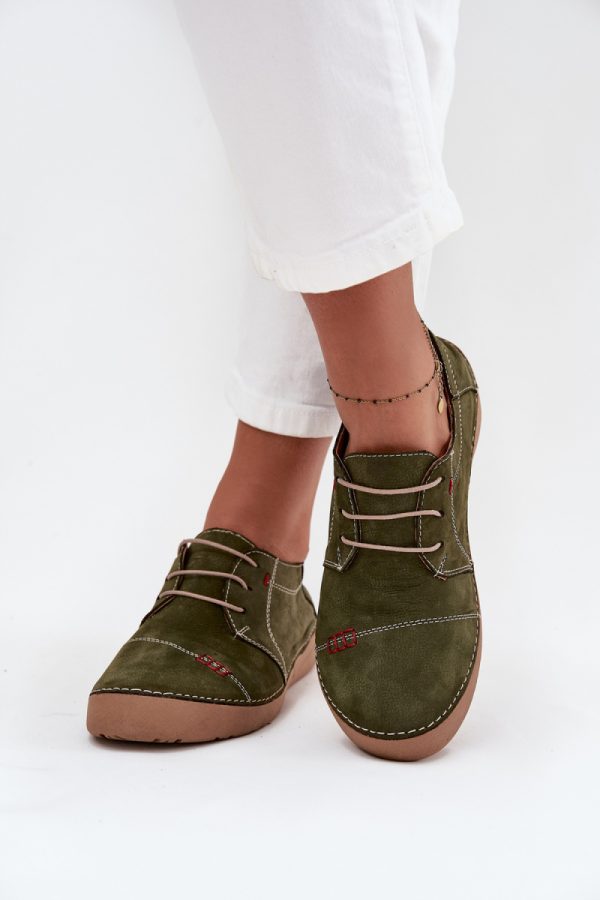 green Half shoes model 218692 Step in style