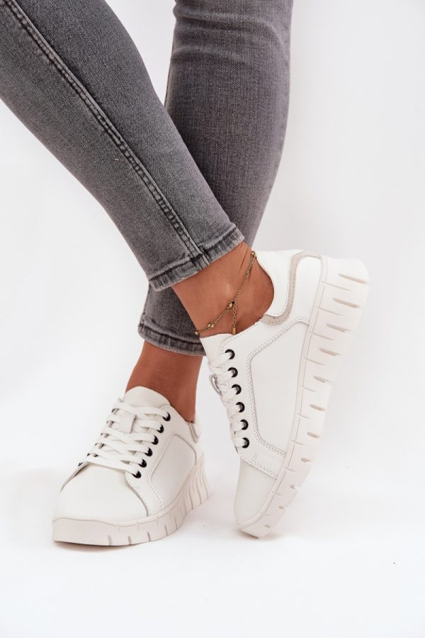 White Buskin Low Shoes in Women`s Ankle Boots & Booties with Fabric, Footbed, Upper Height and Heel Height
