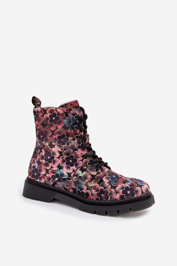 Multicolor Boots in Women`s Ankle Boots & Booties with Fabric, Warmers, Footbed, Upper Height and Heel Height