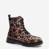 1095463.jpg Multicolor Boots in Women`s Ankle Boots & Booties with Fabric, Warmers, Footbed, Upper Height and Heel Height