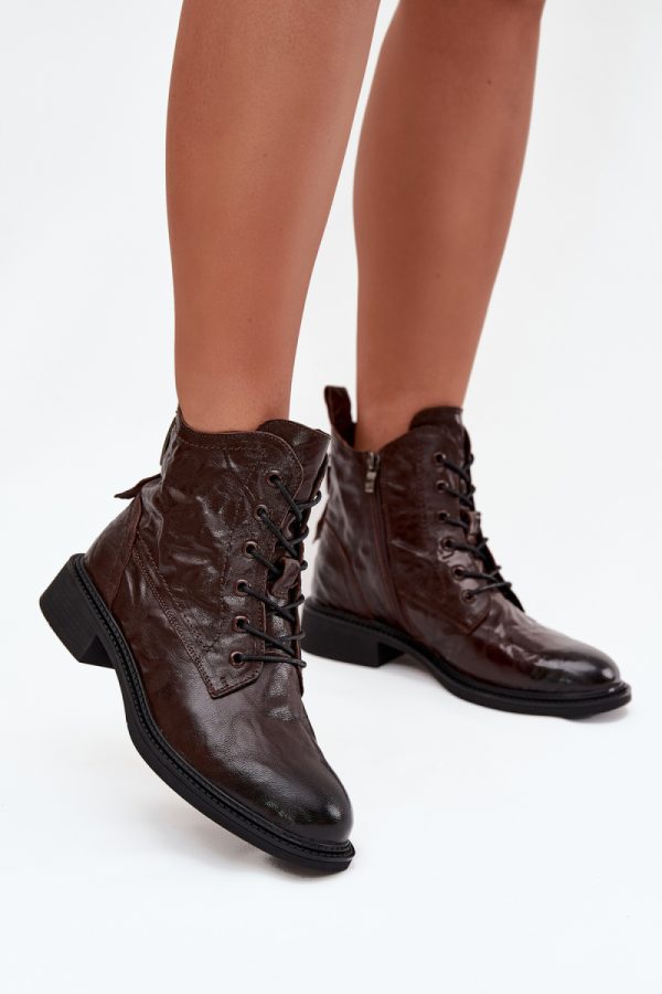 brown Boots model 218716 Step in style