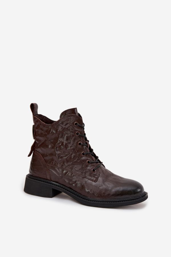 brown Boots model 218716 Step in style