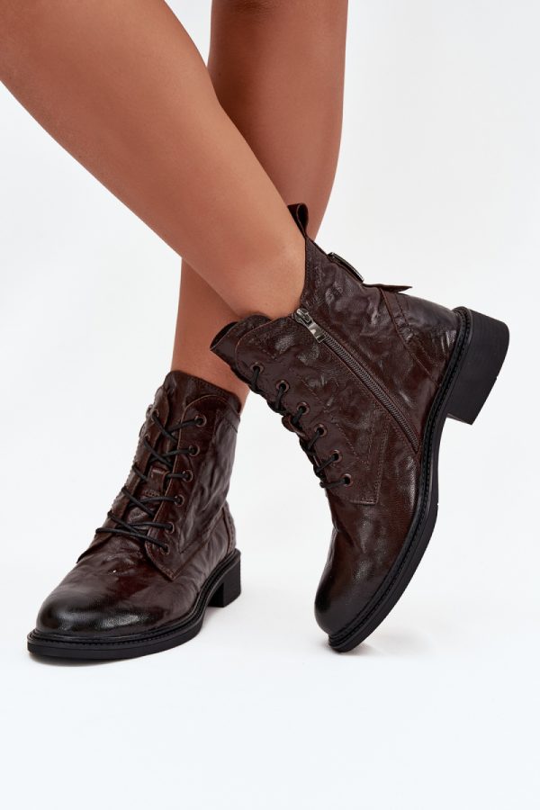 brown Boots model 218716 Step in style