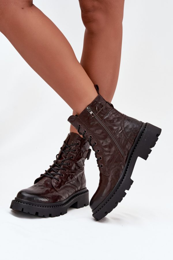 brown Boots model 218718 Step in style