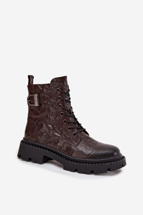 brown Boots model 218718 Step in style