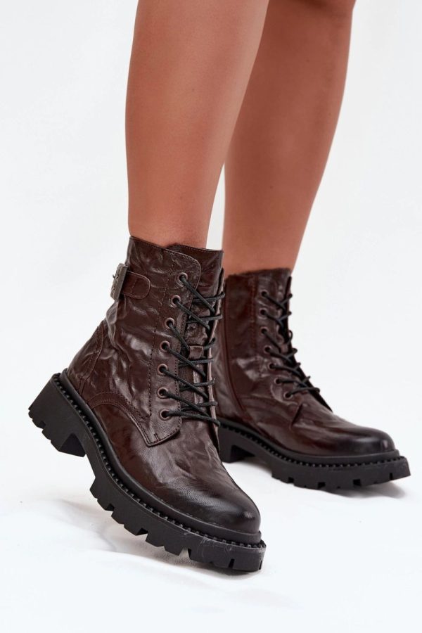 brown Boots model 218718 Step in style