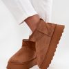 1095544.jpg Brown Snow Boots in Women`s Ankle Boots & Booties with Fabric, Warmers, Footbed, Upper Height and Platform Height