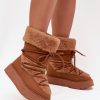 1095573.jpg Brown Snow Boots in Women`s Ankle Boots & Booties with Fabric, Warmers, Footbed, Upper Height and Platform Height