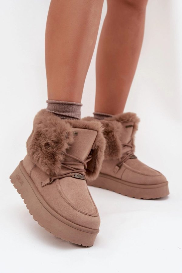 beige Snow boots model 218745 Step in style
