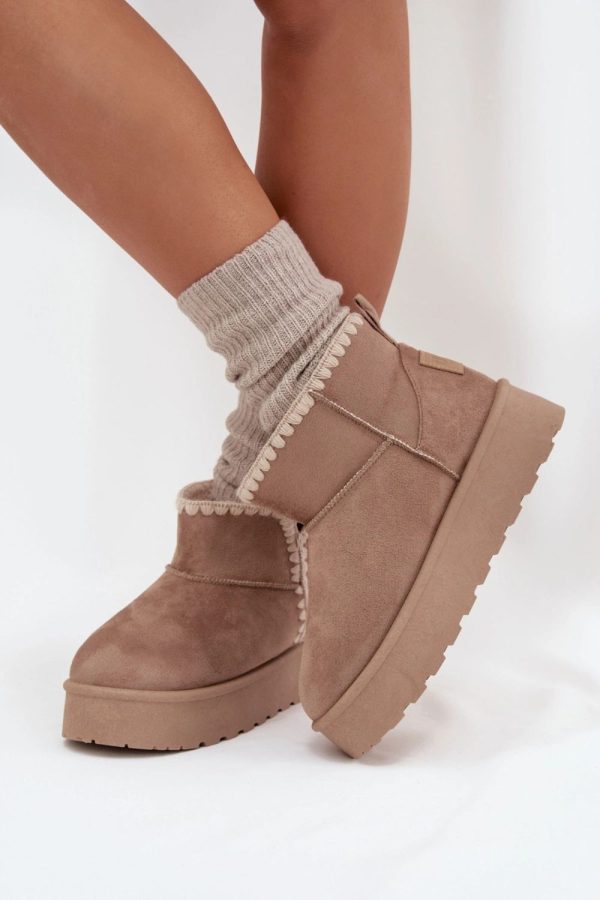 beige Snow boots model 218746 Step in style
