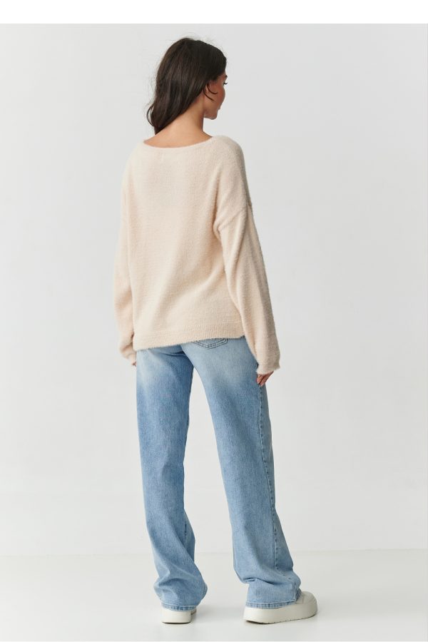 Beige Jumper in Sweaters, Pullovers, Jumpers, Turtlenecks, Boleros, Shrugs with Polyamide
