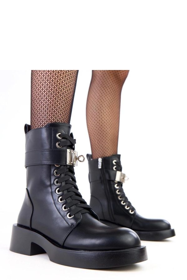Black Bootie..Fabric, Footbed and Heel Height