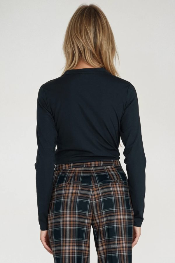 navy blue Blouse model 218902 Nife