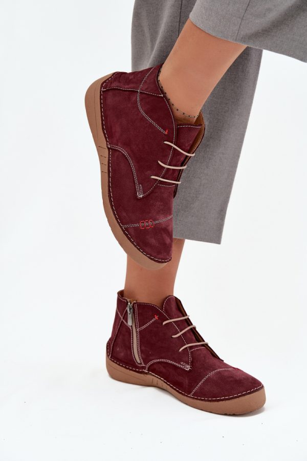 red Half shoes model 218908 Step in style