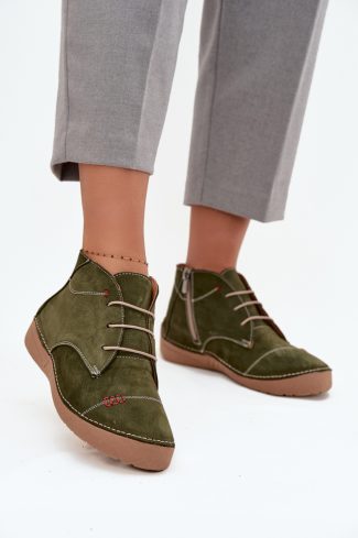 1096055 green Half shoes model 218909 Step in style
