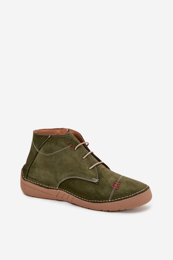 green Half shoes model 218909 Step in style
