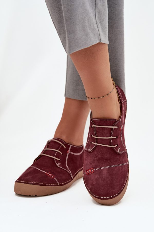 red Half shoes model 218911 Step in style