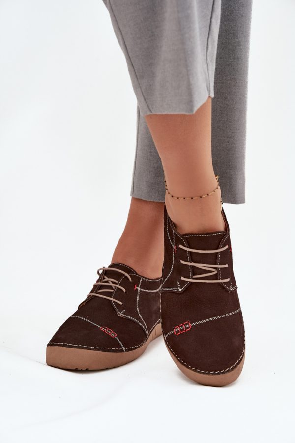 brown Half shoes model 218912 Step in style