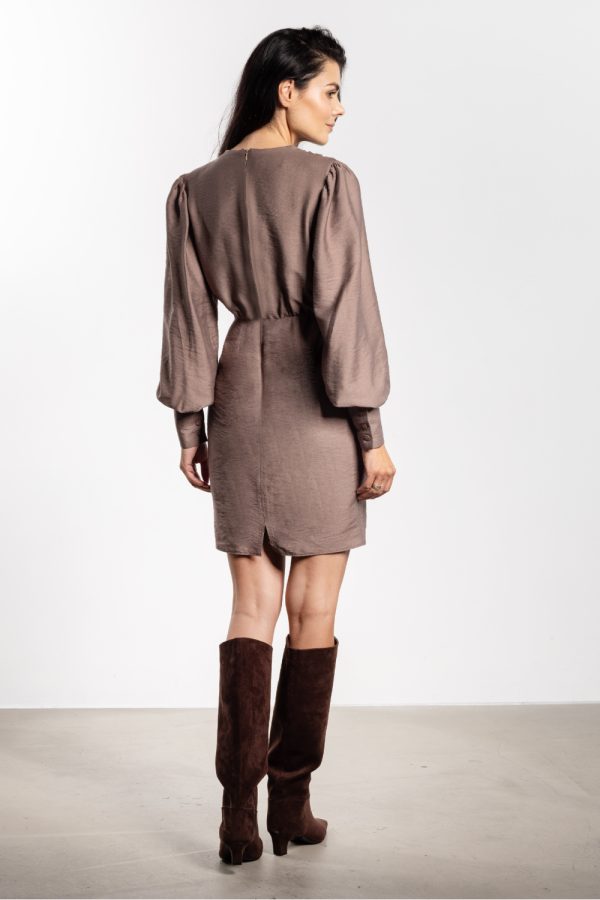Brown Cocktail Dress in Formal Dresses, Cocktail Dresses with Nylon and Rayon