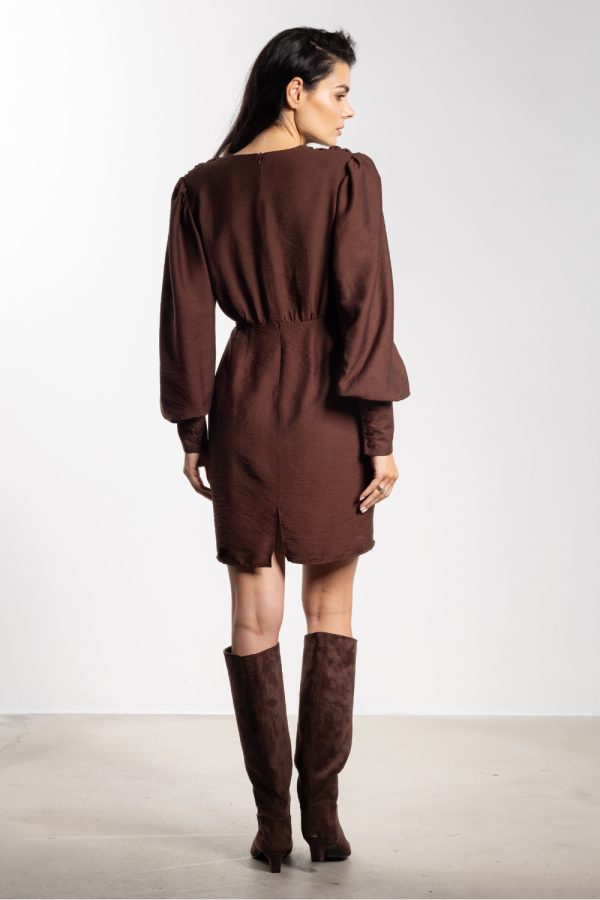 Brown Cocktail Dress in Formal Dresses, Cocktail Dresses with Nylon and Rayon