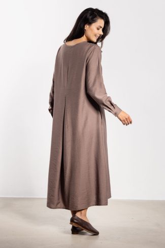 1096372 Brown Daydress in Day Dresses with Nylon and Rayon
