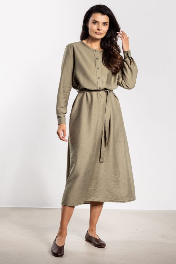 Green Daydress in Day Dresses with Nylon and Rayon