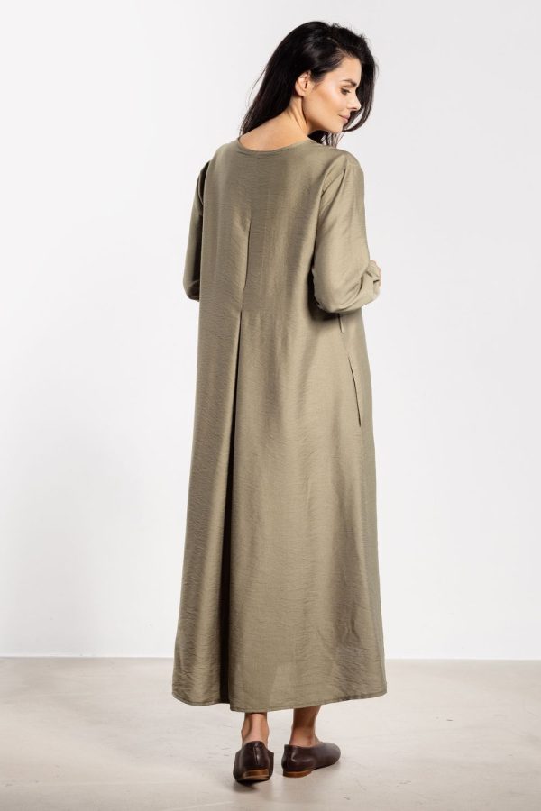 Green Daydress in Day Dresses with Nylon and Rayon