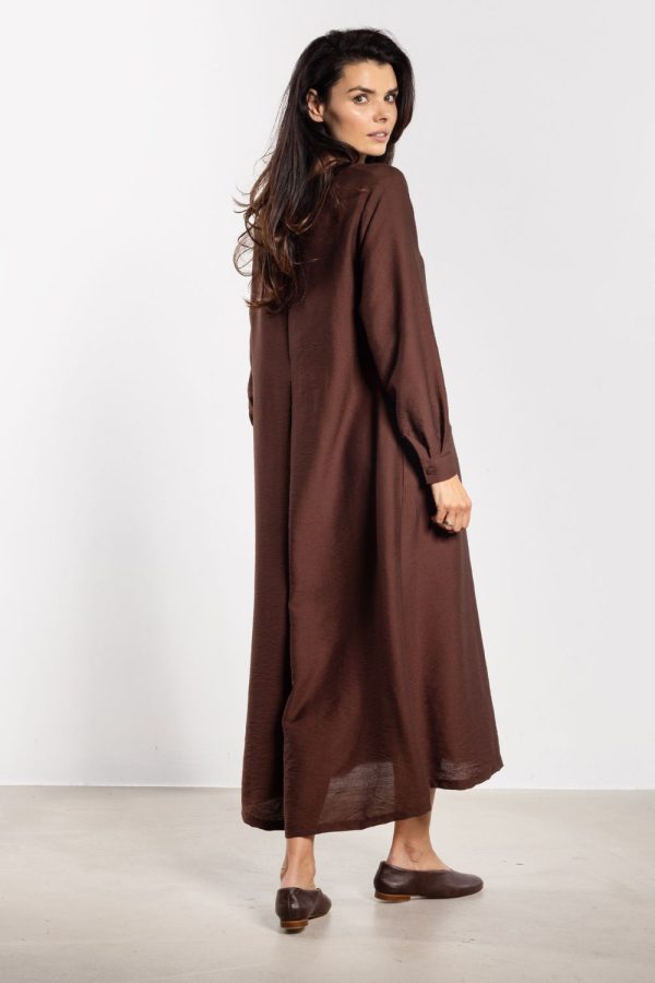 Brown Daydress in Day Dresses with Nylon and Rayon