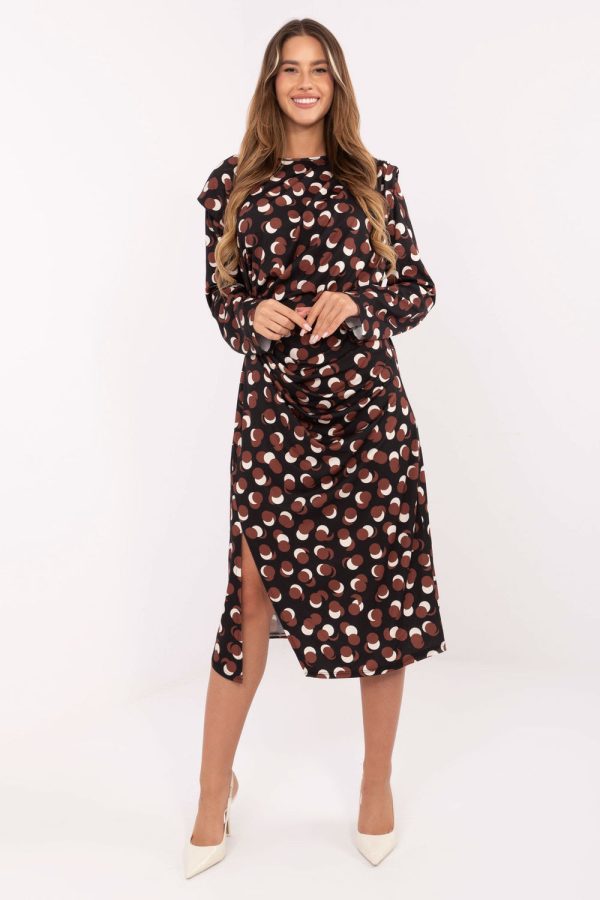 Black Daydress in Day Dresses with Polyester and Viscose