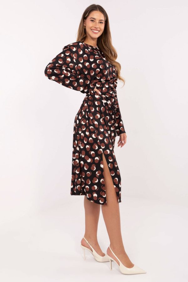 Black Daydress in Day Dresses with Polyester and Viscose