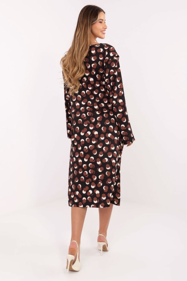 Black Daydress in Day Dresses with Polyester and Viscose