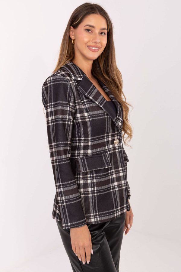 Black Jacket in Jackets, Vests For Women with Polyester