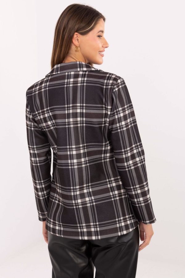 Black Jacket in Jackets, Vests For Women with Polyester