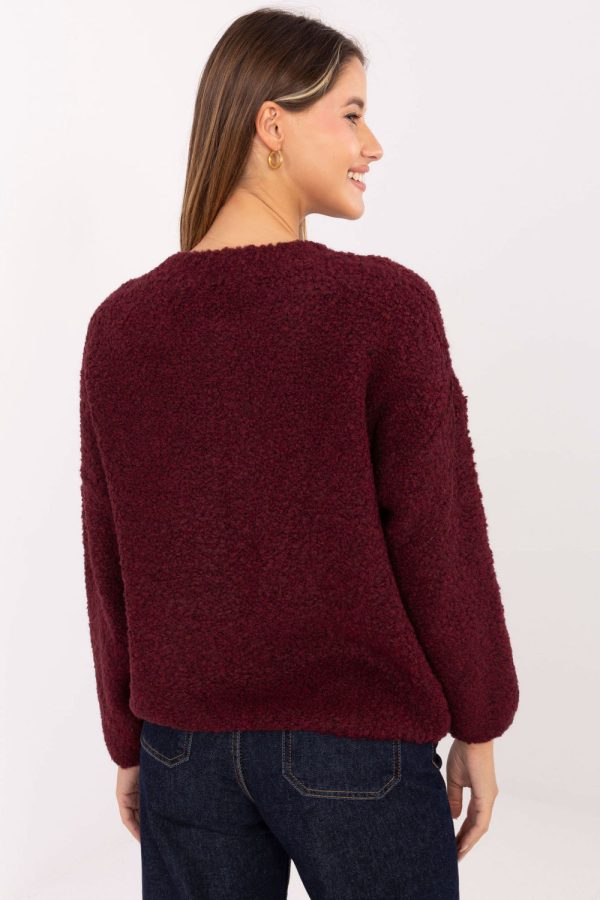 Red Cardigan in Cardigans For Women, Ponchos with Acrylic, Alpaca, Polyester, Viscose and Wool