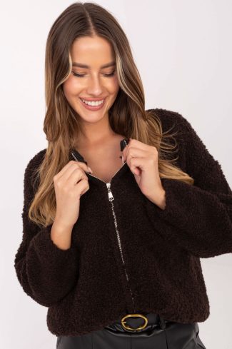 Brown Cardigan in Cardigans For Women, Ponchos with Acrylic, Alpaca, Polyester, Viscose and Wool