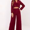 1096550 Red Set in Pants, Trousers, Shorts with Spandex and Polyester