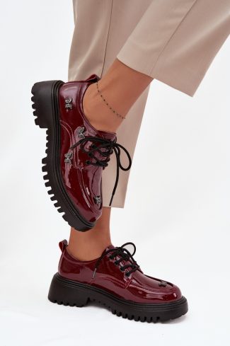1096633 red Half shoes model 219109 Step in style