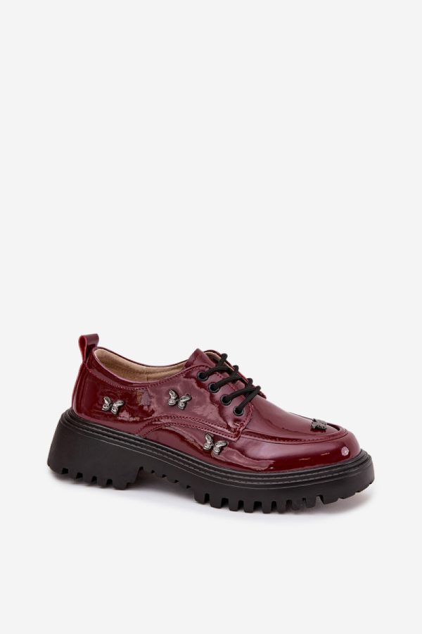 red Half shoes model 219109 Step in style